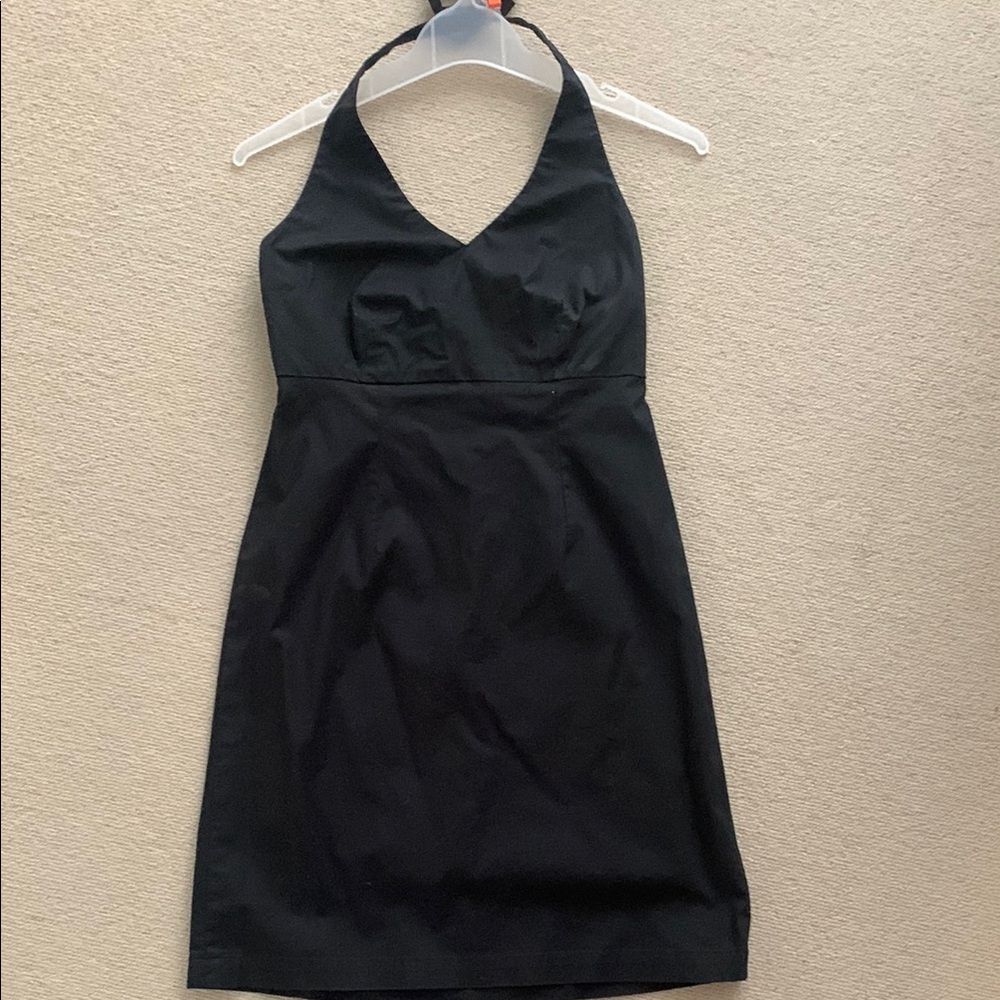 GAP Black Halter Sundress Backless